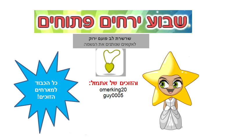 הזוכים של אתמול חמישי 2